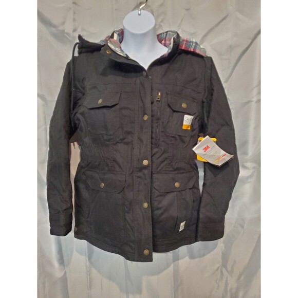 Eddie Bauer Workwear Coat - 3M Thinsulate - Black / XL - 0256 - Picture 1 of 16